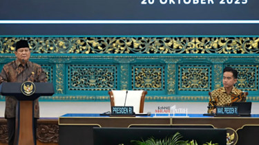 Presiden Prabowo dan Wapres Gibran Rakabuming Raka