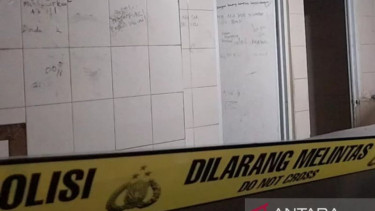 Lokasi penemuan jenazah seorang bocah pada toilet masjid di Majalengka