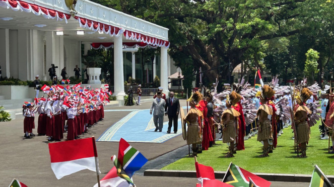 Presiden Prabowo Sambut Presiden Afrika Selatan, Cyril Ramaphosa