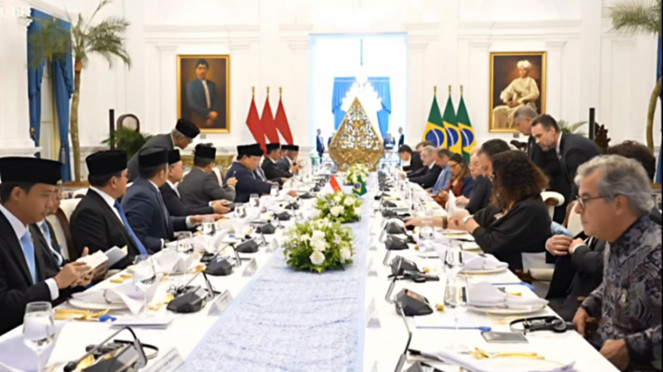 Pertemuan bilateral Presiden Prabowo dengan Presiden Brasil Lula