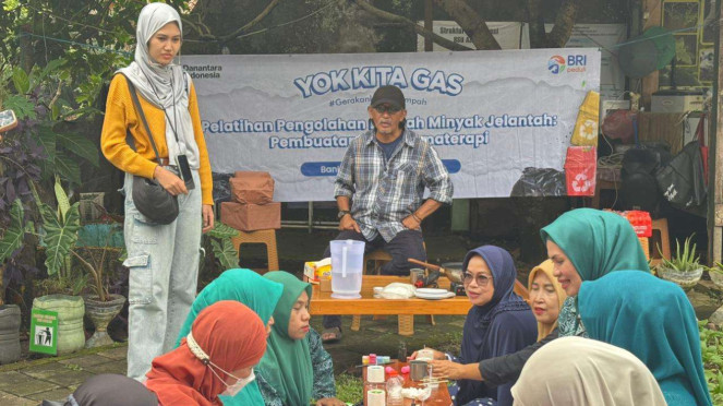 BRI Peduli Yok Kita Gas selenggarakan Pelatihan Pengolahan Limbah Minyak Jelantah di Bogor 
