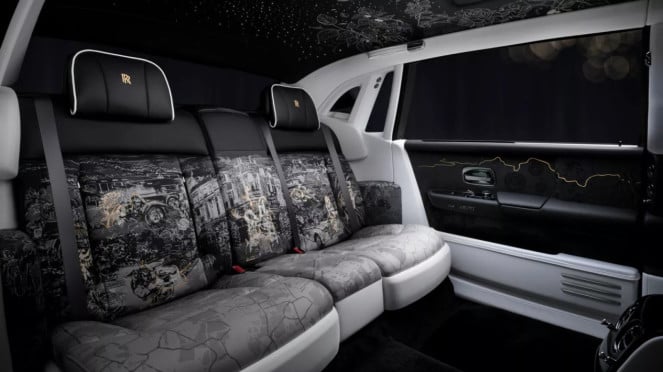 Interior Mobil Rolls-Royce Phantom Centenary Private Collection