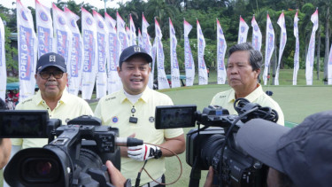 Acara Open Golf Tournament & Charity Beasiswa IKA UII 2025