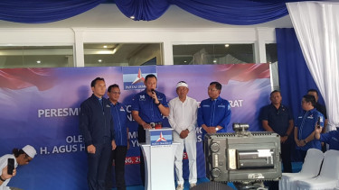 Peresmian kantor baru DPD Demokrat Jabar