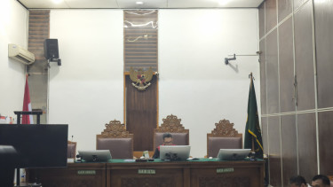 Sidang putusan praperadilan Delpedro Marhaen