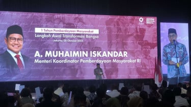 Menko bidang Pemberdayaan Masyarakat Muhaimin Iskandar atau Cak Imin