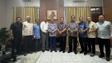 Mahfud MD terima kunjungan Purnawirawan Jenderal Polisi
