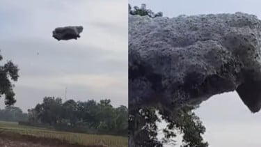  Awan Hitam Jatuh dari Langit Subang