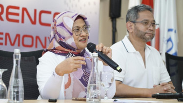 Direktur Utama Telkom Indonesia Dian Siswarini.