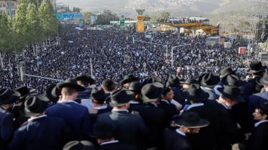 Yahudi Ultra-Ortodoks protes menentang wajib militer Israel di Yerusalem, 30/10