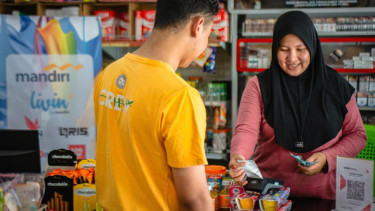 Penyaluran BLTS Kesra Bank Mandiri.