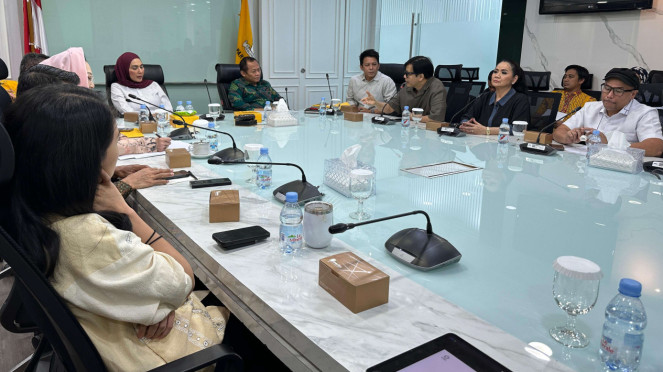 Musisi audiensi dengan Fraksi Partai Golkar DPR RI terkait royalti musik