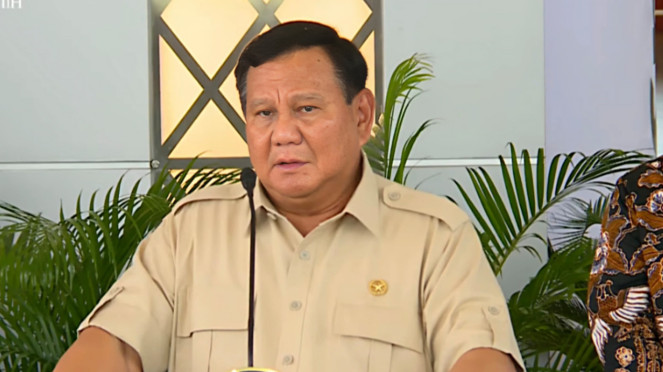 Presiden RI Prabowo Subianto