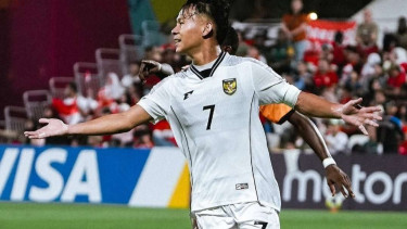 Pemain Timnas Indonesia U-17 rayakan gol Zahaby Gholy