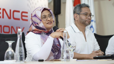Direktur Utama PT Telkom Indonesia (Persero) Tbk (Telkom) Dian Siswarini.