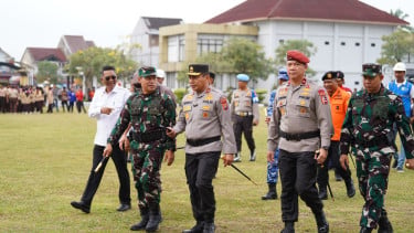 Polda Riau Gelar Apel Siaga Bencana