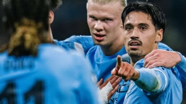 Pemain Manchester City Erling Haaland 