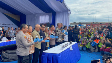 Konferensi Pers Operasi Gabungan DJBC-DJP Kemenkeu dan Polri