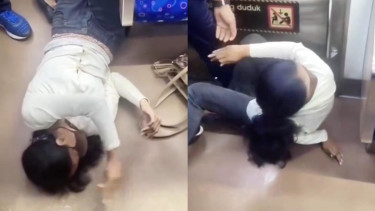 Viral Wanita Mendadak Kejang-kejang di KRL