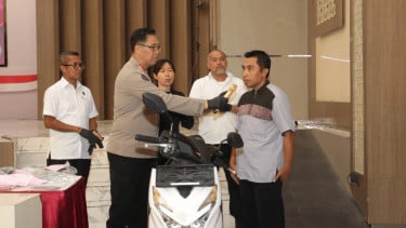 Polisi kembalikan motor yang dicuri ke pemiliknya