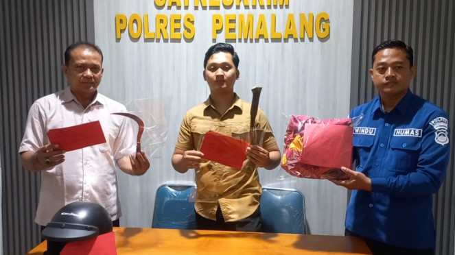 Polres Pemalang ungkap kasus pelajar ngaku dibacok geng motor