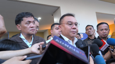 Wakil Ketua DPR RI Sufmi Dasco Ahmad di RS Islam Cempaka Putih