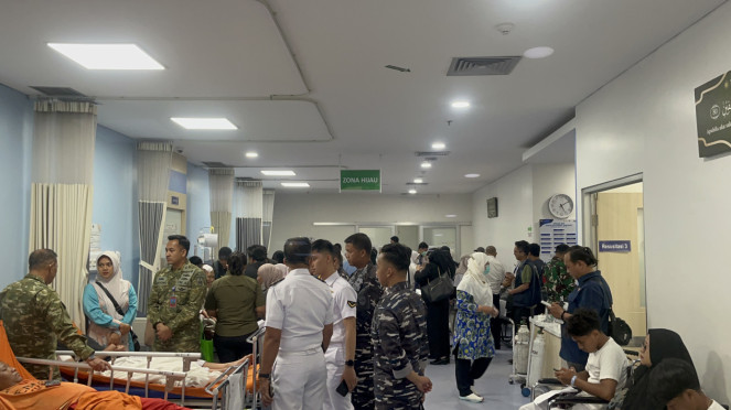 Suasana RS Islam Cempaka Putih tempat korban ledakan SMAN 72 Jakarta