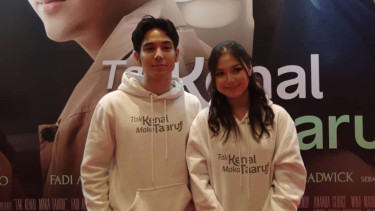 Fadi Alaydrus dan Saskia Chadwick.