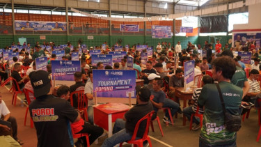 Ilustrasi PORDI mengampanyekan olahraga domino secara positif di Indonesia