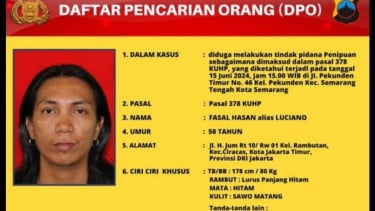 Fasal Hasan alias Luciano (50) pelaku penipuan modus pembuatan lagu AI