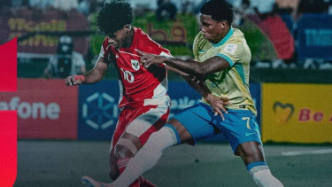 Duel Timnas Indonesia U-17 vs Brasil U-17