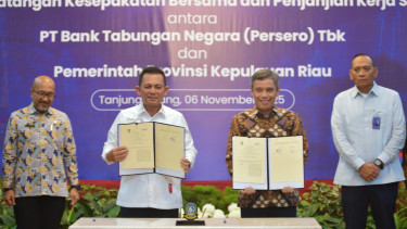 Kerja sama BTN ddengan Pemprov Riau.