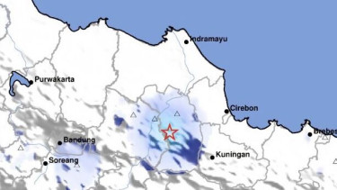 Gempa bumi guncang Kabupaten Majalengka, Jawa Barat dengan magnitudo 3,1