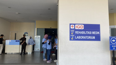 Ruang IGD RS Islam Cempaka Putih, Jakarta Timur, Minggu (9/11/2025).