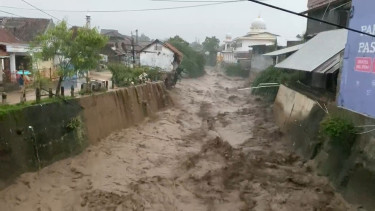 Banjir bandang terjang 2 kecamatan di Kabupaten Brebes Jawa Tengah