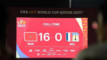 Timnas Maroko U-17 menang 16-0 Lawan Kaledonia Baru