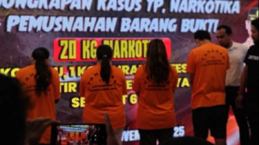 Empat tersangka penculikan balita Bilqis oleh Polrestabes Makassar