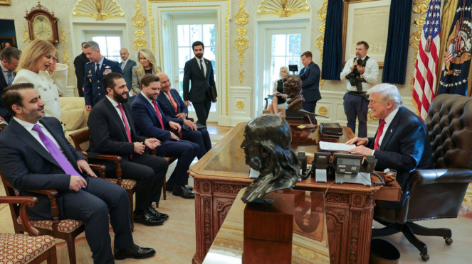 Presiden Suriah Ahmed al-Sharaa bertemu Presiden AS Donald Trump di Gedung Putih