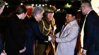 Presiden Prabowo Subianto tiba di Sydney, Australia