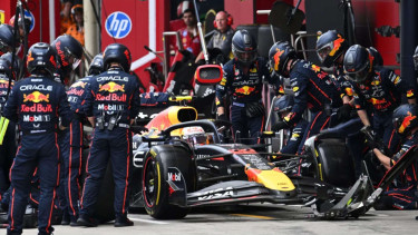 Pembalap Red Bull Racing, Yuki Tsunoda