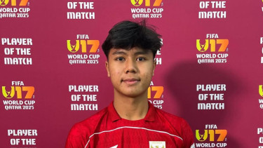 Nazriel Pemain Dinobatkan Pemain Terbaik di Laga Kontra Honduras