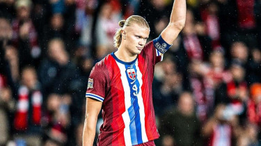 Pemain Timnas Norwegia Erling Haaland