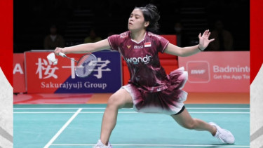Tunggal putri Indonesia Gregoria Mariska Tunjung