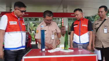 Pertamina inspeksi SPBU di Bogor, Jawa Barat
