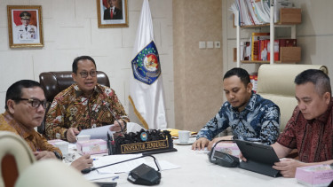 Inspektur Jenderal Kemendagri Mahendra menggelar rapat koordinasi