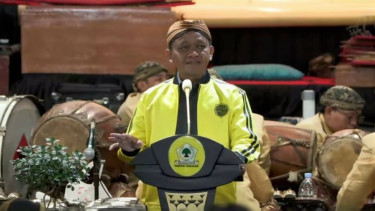 Ketua Umum Partai Golkar Bahlil Lahadalia di HUT Golkar Ke-61