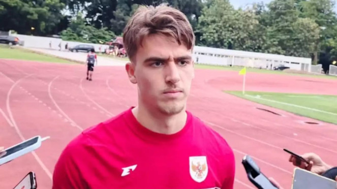 Striker Timnas Indonesia Mauro Zijlstra