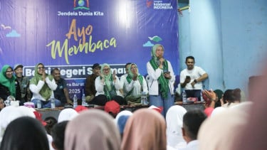 Rustini Muhaimin gelar kampanye Gerakan Ayo Membaca 