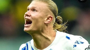 Pemain Timnas Norwegia Erling Haal