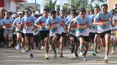 Kogabwilhan III Gaungkan Persatuan Lewat Trisula Heroes Run 2025